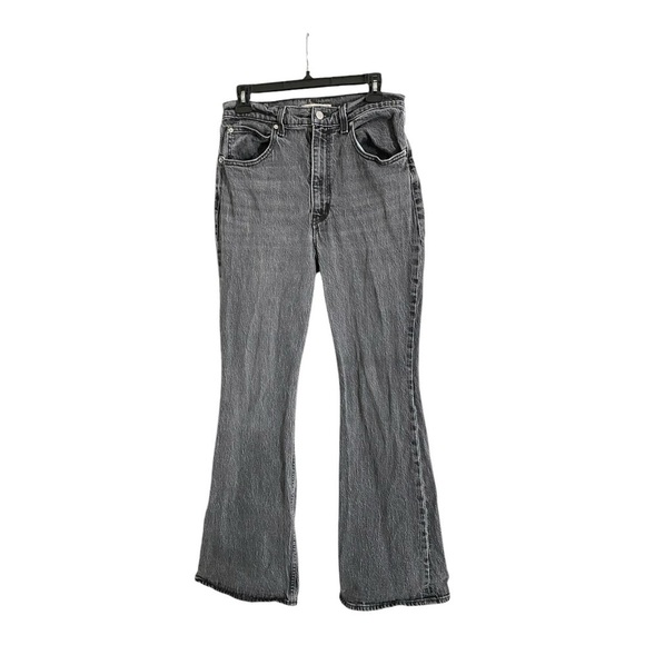 Levi’s 70s High Rise Flare Jeans Gray Denim Size 30 - Picture 2 of 8